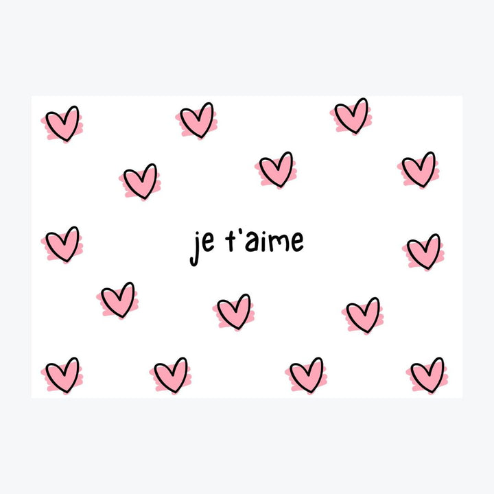 Karte "Je t&
