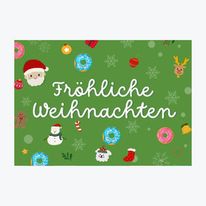 Karte "Fröhliche Weihnachten"