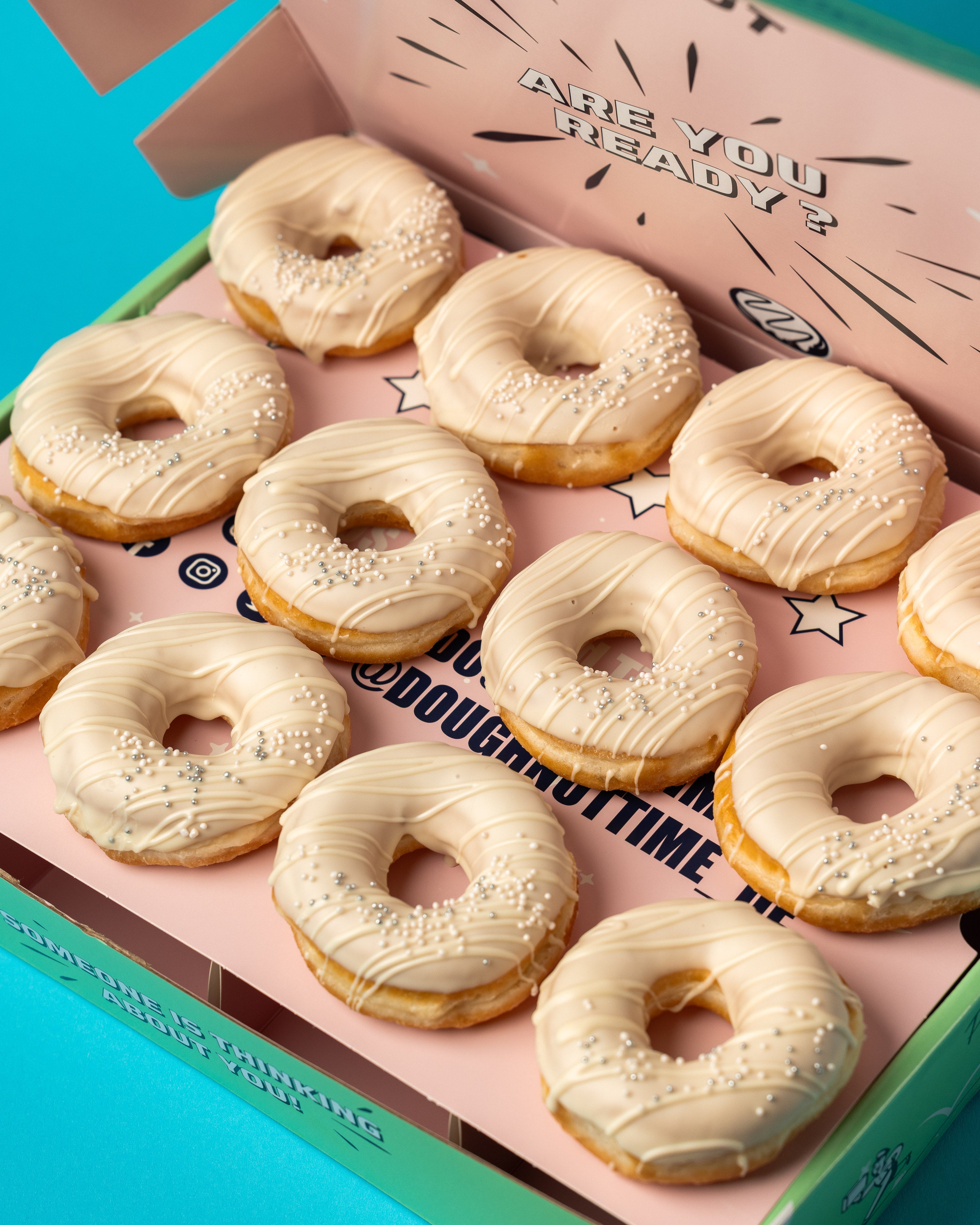 Hochzeit Eventbox – 60 Mini-Donuts (VG)