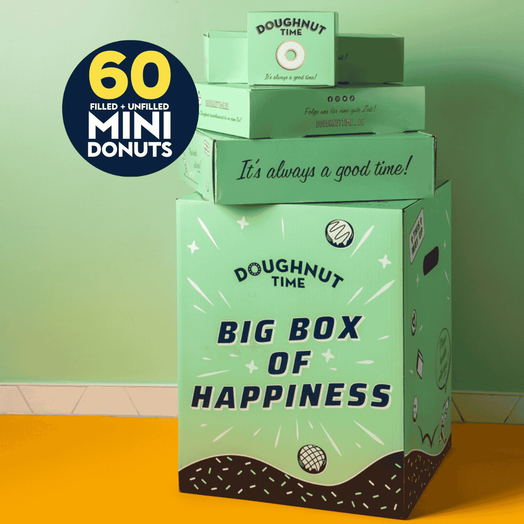 Mini-Donut Partybox XL - 60 Mini-Donuts