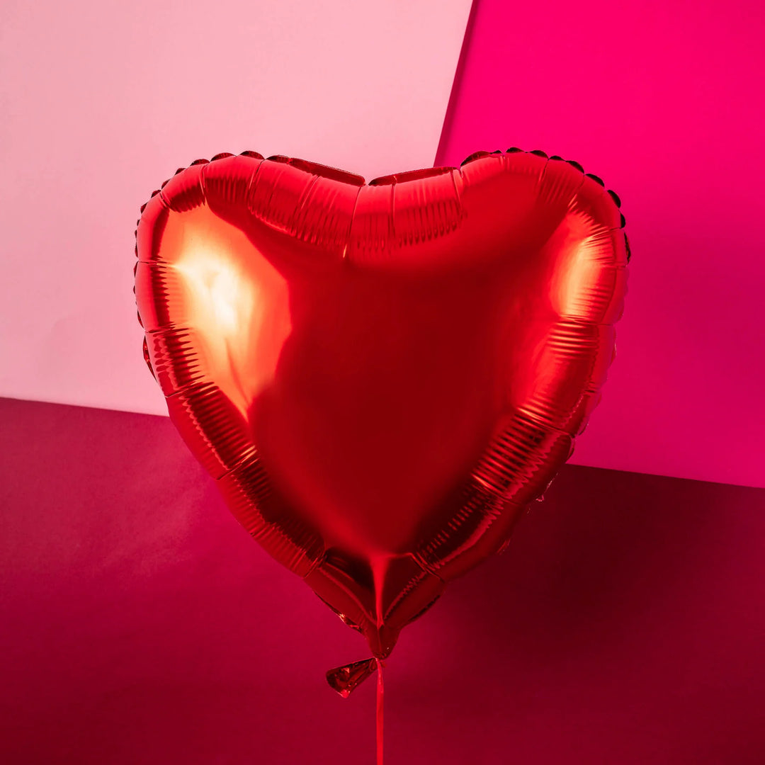 Rotes Herz Folien Ballon
