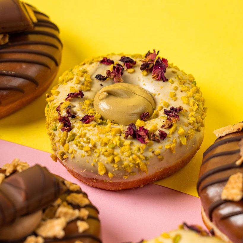 "Chocolate-Pistachio" Donut Geschenkbox
