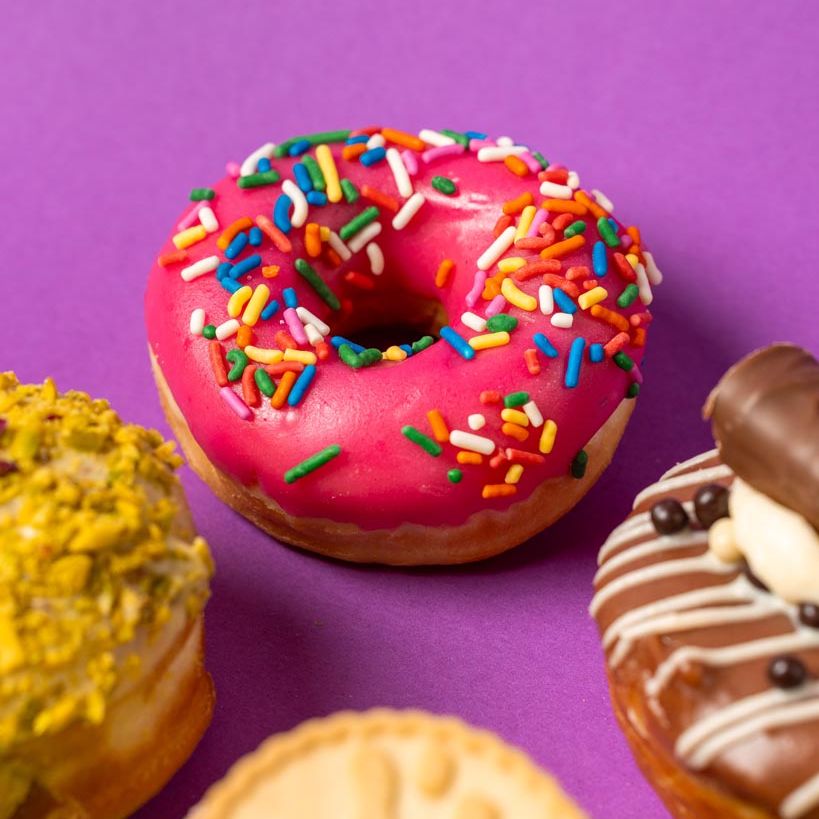 "DT Deluxe Dozen" Mini-Donut Geschenkbox