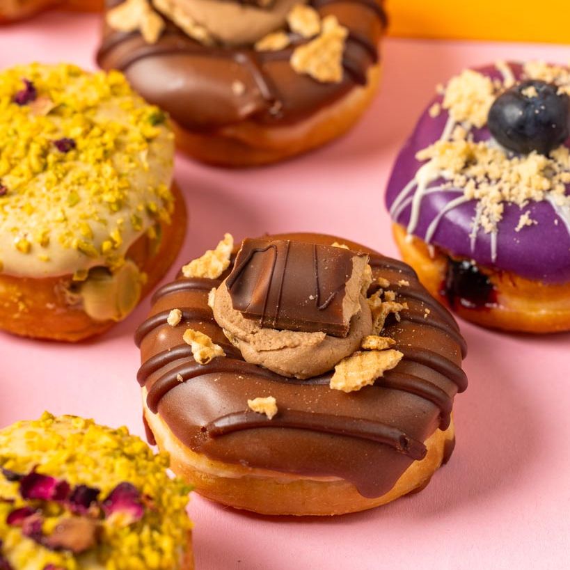 "Leo's Favourites" Mini-Donut Geschenkbox