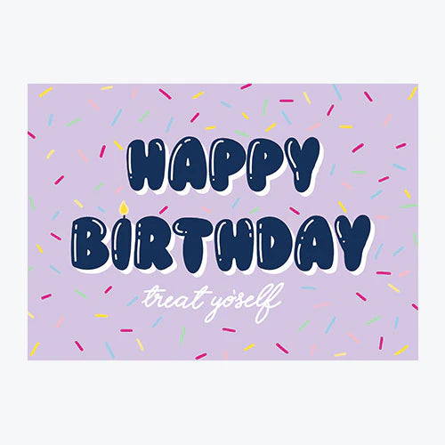 Karte "Happy Birthday"